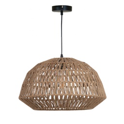 [377102-N] Kace, lámpara de techo en jute natural Ø 45 cm