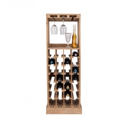 [4100025] Claude, armario vinoteca 43,5x31,5x118,5 cm